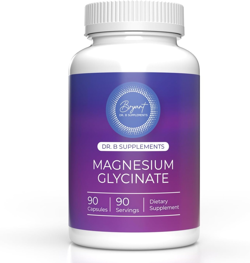 Kapseldamine Magneesium (glütsinaat) 120 mg - täiendus stressi leevendamiseks, une, südame tervise, närvide, lihaste ja ainevahetuse toetamiseks * - väga imenduv magneesiumglütsinaat - 90 kapslit