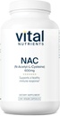 Vital Nutrients NAC 600mg , N-Acetyl Cysteine , Vegan NAC supplement | Antioxidant for Sinus, Liver, Immune, and Respiratory Health* , Gluten, Dairy, Soy Free | 200 Capsules