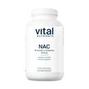 Vital Nutrients NAC 600mg - N-Acetyl Cysteine - Vegan NAC Supplement - Antioxidant for Sinus, Liver, Immune, and Respiratory Health* - Gluten, Dairy, Soy Free - 200 Capsules