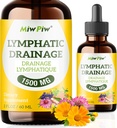 Lymporial Drainage Drops Pack 1- Lymph Detox, Circulation - Lymporial Drainage Kosttilskud med urter Organic, Echinacea, Mælkebøtte, Burdock, Cleaver Herb - immunsystemet support & rense