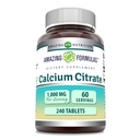 Amazing Formulas Calcium Citrate 1000 Mg | Tablets Supplement | Non-GMO | Gluten-Free | Made in USA (1 Pack | 240 Count)