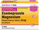 HealthCareAisle Ezomeprazolas Magnio Delayed- Išleidimo tabletės, 20 mg - 42 Count - Rūgščių reduktorius, Suteikia Heartburn Relief
