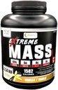 Extreme Mass Weight Gainer Muscle Builder, 10 lb (4.54 kg) con Meno Zucchero per Allenamento Intenso Realizzato in alta Calorie Fortified whey Protein (Vanilla)