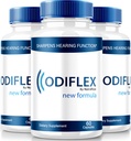 NutraRize (3 Pack) Odiflex kapsler, Premium Ear Health Formel, All- Natural Supplement til at beskytte Indre Øre, Official Hearing Support Pills, Odi Flex anmeldelser (180 Kapsler)