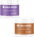 Amla Powder & Green Tea Superfood Supplement with Elderberry & Pumpkin Spice, Organic, Vegan, 30 Serventes