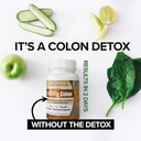Natural Colon Cleanse Supplements – 30-Day Supply – Gentle Digestive Detox – Helps Reduce Gas, Bloating & Constipation – Supports Healthy Gut Function