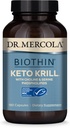 Dr. Mercola, Keto krill olje Supplement, 90 Serveringer (180 kapsler) Omega 3 fettsyrer, MSC-sertifisert, Ikke GMO, Soya-fri, Glutenfri