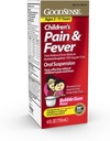 GoodSense Children's Pain Reliefer Liquid, 泡泡胶片 Flamvor, Acetaminophen 160 mg/5 mL, 为2-11, 4岁孩子有效缓解疼痛/减少热剂