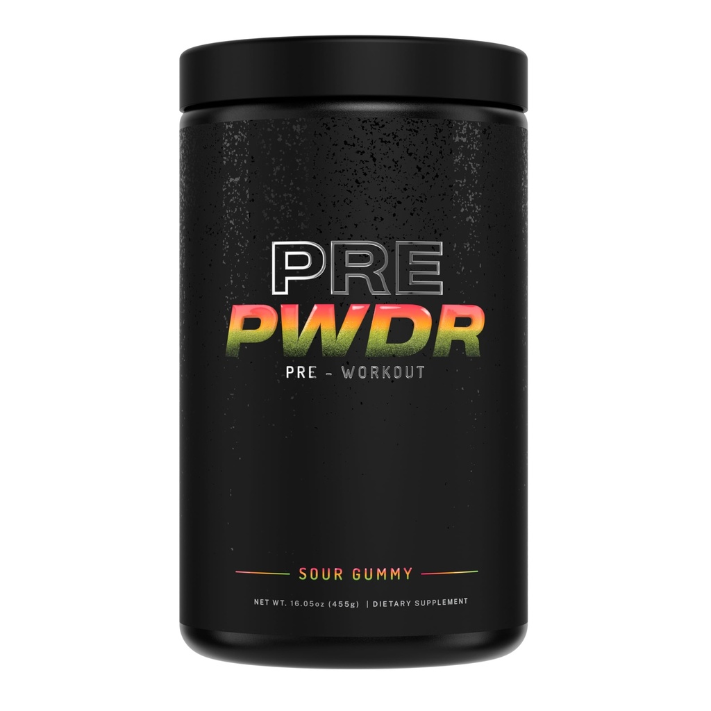Pre-Workout Powder, All Natural Pre Workout for Energy, Pump, Endurance & Strength, with Caffeine (Sour Gummy)