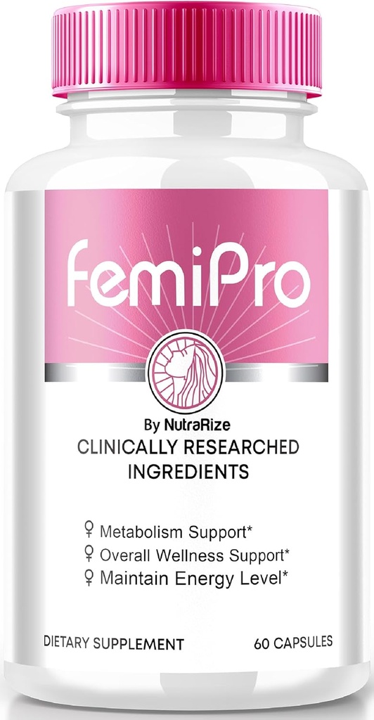 NutraRize FemiPro Capsules, Premium Formula for Urinary Heath Support, All-Природні добавки для контролю та загального здоров'я, Femi Pro Відгуки (60 капсули)