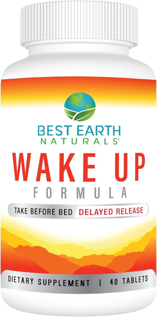 Najlepšie Zeme Naturals Wake Up Formula, Supplement Meadyed Time Release Energy 40 Počet