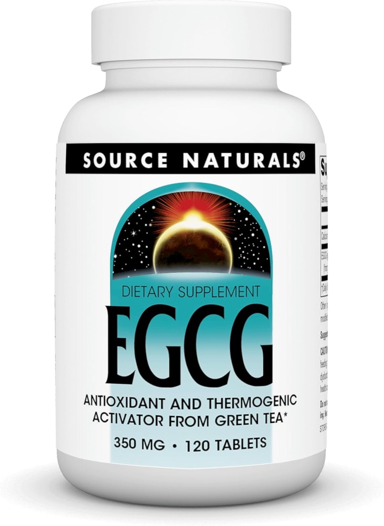 Quelle Naturals EGCG, Antioxidant und thermogenic Activator von Green Tea*, 350 mg - 120 Tabletten