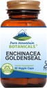 Cápsulas Goldenseal de Echinacea - Kosher Vegan Caps con 450mg Complexo Goldenseal orgánico Echinacea