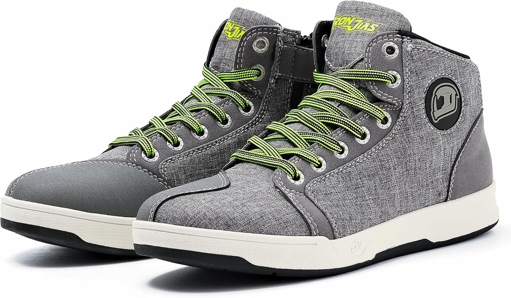 IRON JIA'S motosiklet Ayakkabıları Erkekler için Nefes Alılabilir Anti-Slip Koruyucu Gear, Powersport Casual motosiklet