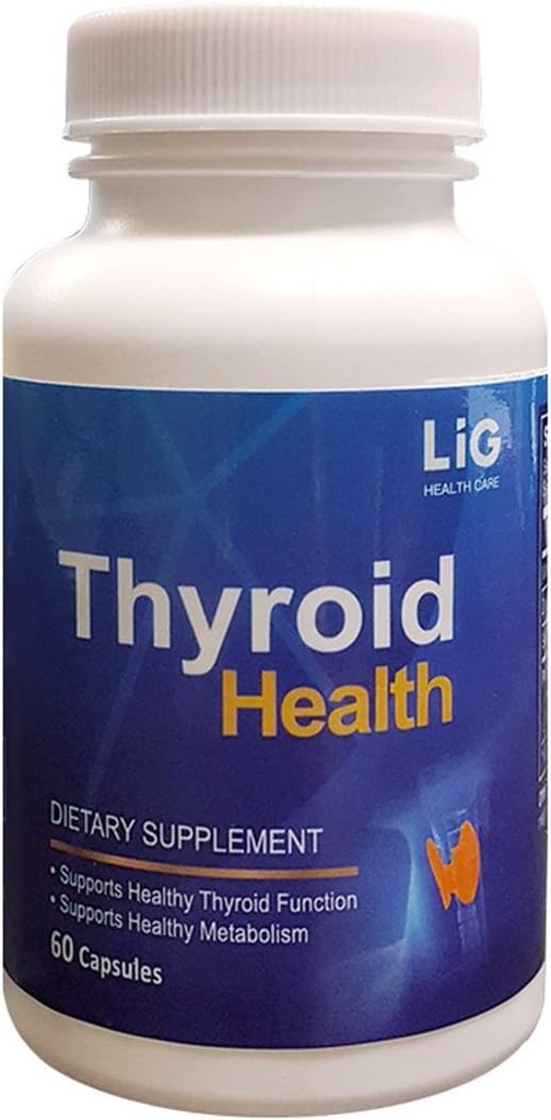 LIG Thyroid Health - Natural Herbal Supplement - Shrink Thyroid Cysts and Nodules - Balance Hormone Levels - Honeysuckle Flower