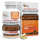 Platinum Health Alpha Lipoic Acid for Neuropathy Nerve Pain Support, Supplement, B Vitamins, L Arginine, All Natural Maximum Strength Neuropaquell for Discomfort in Feet, Hand, Toes,120 Capsules,800mg
