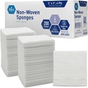 MED PRIDE 3x3 in Gauze Pads 200 Pack, Nonsterile, 4 Ply, Nonadherent Võrgusilma Bandages, Absorbent Haavahooldus Käsnad