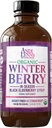 Andi Lynn's Winterberry Black Elderberry Sirup - Obsahuje čierne plody, škorica, zázvor, med a citrón - Imunitná podpora pre celú rodinu - Organic & Great Deasting Sirup 4oz