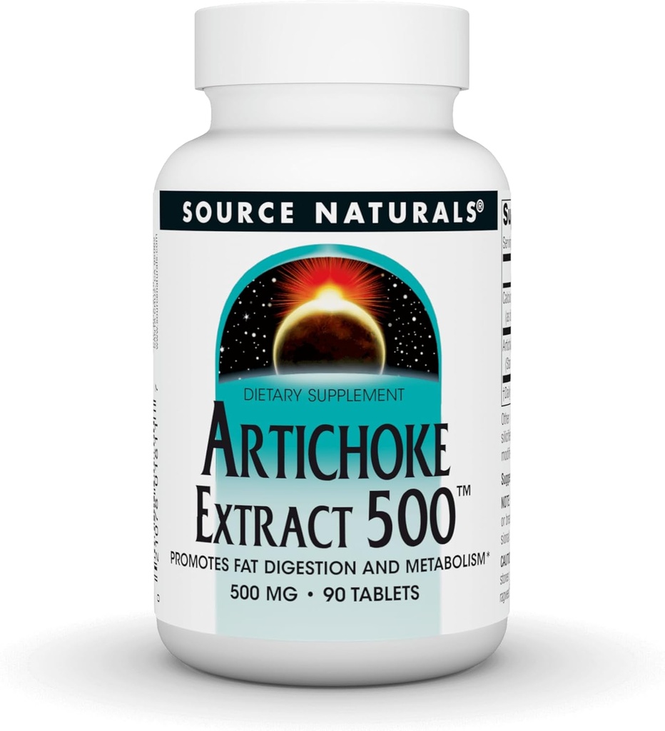 Sursa Naturals Extract de Anghinare 500mg, 90 comprimate