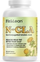 Fit " Lean N-CLA, Weight Loss supplement, Reduces Belly Fat better Than CLA, Boost Metabolism, Supports Lean Muscle, Stimulant Free, Non Conjugated Linoleic Acid, 120 Servings (Packaging May Vary)
