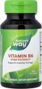 Nature's Way Vitamin B-6 Supplement, Cellular Energy Support*, 50 mg per portion, 100 kapslar