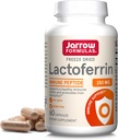 Jarrow Formulas Lactoferrin 250 mg - Immune- Dukung Glycoprotein - for Healthy Immune System Support & Iron Absorpsi - Freeze Died - Gluten Free - Non-GMO - 60 Capsules (hamba)