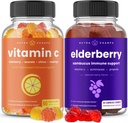 NutraChamps (2- Pack) Witamina C Gummies i Gummes Elderberry Bundle