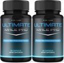 (2 Pack) Ultimate Mężczyzna Pro kapsułki dla mężczyzn, Ultimate Mężczyzna Extreme Supplement, All- Natural Support for a Healthy Active Lifestyle, UltimateMalePro Recenzje (120 kapsułki)