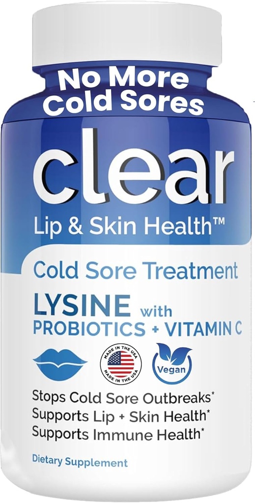 Pre-Probiotics & VIT C / 1 Ay Təchizatı ilə Lips üçün Sore İstisnat, Skin + Gut Health & Immune Support