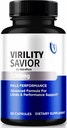 Virility Pesidant kapsulas vīriešiem, Oficiālā VirilitySāvior vīriešu formula, Premium tabletes Max veiktspēju un uzticību, All-Natural Atbalsts vispārējai veselībai un labsajūtu atsauksmes (60 kapsulas)