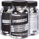 Enhanced Athlete Epimuscle - Natural Anabolic, Increase Lean Mass, Reduce Myostatin, 250mg Pure Epicatechin/ 60 Capsules