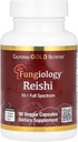 California Gold Nutrition Reishi (Ganoderma lucidum), Full Spectrum, Ceracted Organic, 90 Vevgie Capsules (600 mg Per Veggie Capsule)