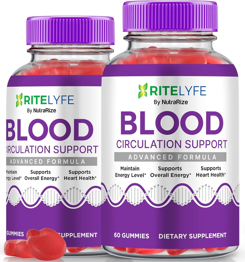 NutraRize (Paixa de 2 RuteLyfe Guncates, All Natural Stabilizezer per mantenir nivells de salut i en general, la fórmula RitaLyfe Gomita Review (120 Gmmies)