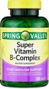 Convergence Spring Valley Super Vitamin B-Complex Tabletlər Dietary Supplement, 250 CountMetabolism Support * Dietary Supplement