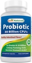 Best Naturals Probiyotik 10 Strains & 30 Milyar CFU Intestinal Flora, 120 Veggie Capsules - Raf Stable probiyotik (4146365)