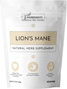 JUXREDIENTS Organic Lion 's Mane Powl ® 124; 100 Servings ® 124; 100% Organic & Vegan Addition ® 124; Rich in Full Wellness ® 124; Nėra dirbtinių priedų