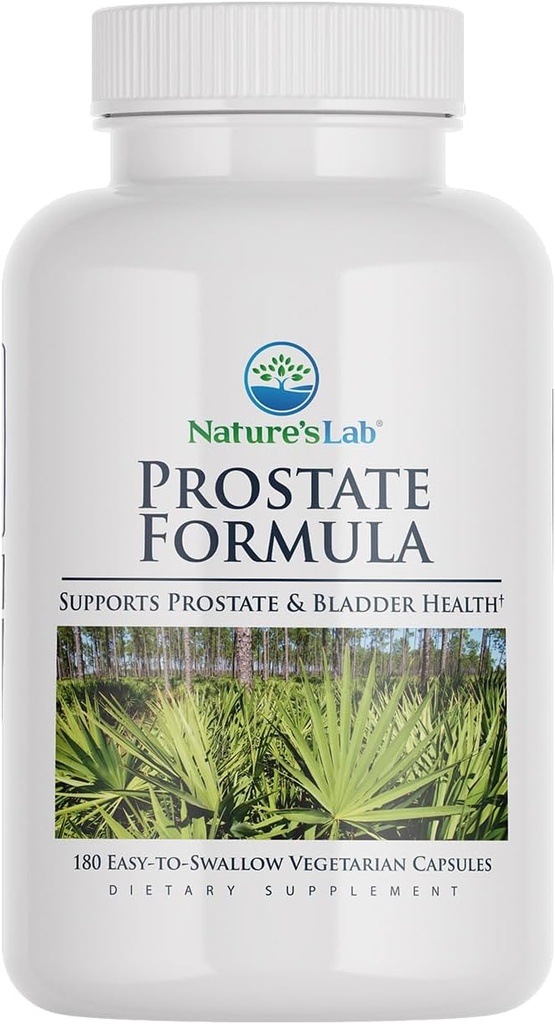 Gamtos Lab Prostate Formulė - Palaiko Prostate ir šlapimo pūslės sveikatos - 180 Capsules
