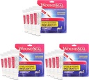 WoundSeal Powder 4 Each (Pack of 3) - Wound Care First Aid for Cuts, Scrapes and Abrasions - Stops Bleeding in Seconds Without Stitches or Bandages - Safe and Effective for People of All Ages and Pets