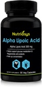 ALA Supplement – Alpha Lipoic Acid 300mg | 90 Veg Capsules | Organic Antioksid Support | Alpha-Lipoic Acid | Acido Alfa Lipoico | Alpha Lipoic | Lipoic Acid
