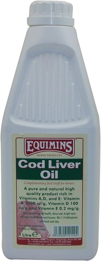 Horse Supplement Cod Liver Oil 1 Litre