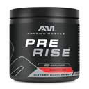 Amazing Muscle Pre Rise | Pre-Workout Powder Supplement with Caffeine & Beta-Alanine for Men & Women | 25 Servings (25 Servings, Cherry Ice)