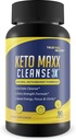 Keto Maxx Cleanse 3X - Keto Friendly Cleanser - 90 Day Supply - Cleanse & Detox Dush Waste - Bantuan Flush Waste, Toxins, & Iftel, Gut Health, & Reduced Inflammation - Boost Energy
