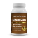 Herbsforever Shatavari(Asparagus Racemosus)-Extra Strength (8:1) Extract, Equiv.to 3200mg Root Powder Per Serving-Fertility & Female Support, Cycle,Hormonal Balance,40% Saponins|60Veg Capsules|750mg