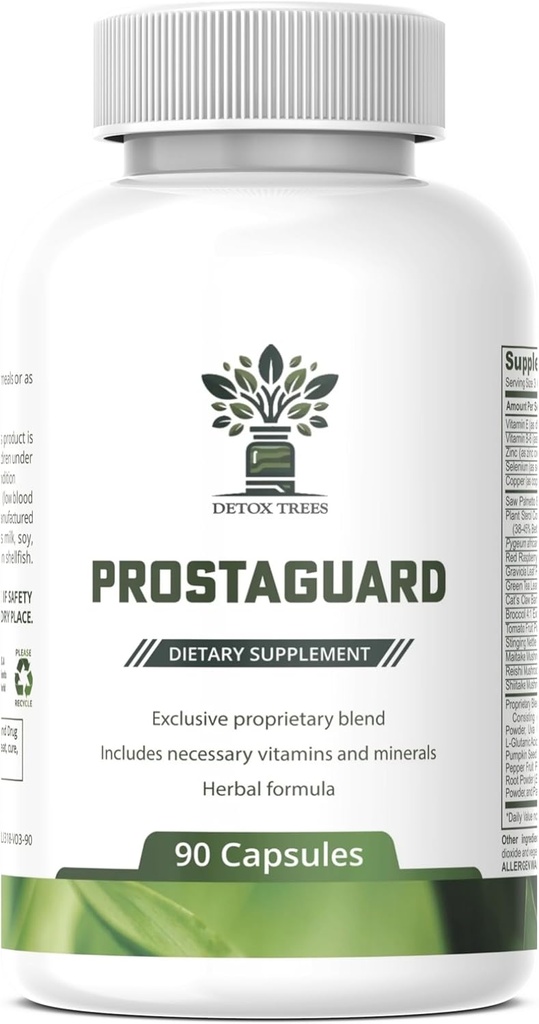 ProstaGuard Proestat suplementari - Proestat suplementaris per a homes amb Saw Palmetto Extract, Pygeum Africum, Beta Stopesterol i Zinc per a la Salut Proestatal i Urinary Tract