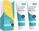 Dimora 2 Packs 6oz Hydrogel First Aid Ointment, Burn Injory Soothing Gel, Skin Repair Cream for Emergency Burn, Postoperative Incisions, Bruises, Debridement Wound Care