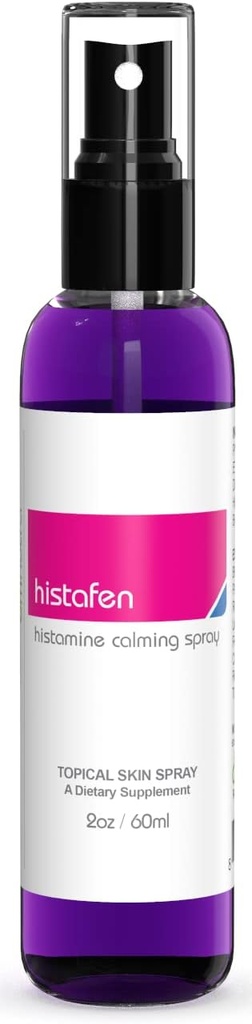 Histafen Antihistamínico Extra força Itch Alief Spray - Anti Itch Spray para pessoas Spray de cura da pele para adultos e crianças com baixa Diamine Oxidase Dao Enzyme Mast cell Activating Syndrome Eczema Hives