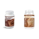 Quest Nutrition Chocolate Milkshake Protein Powder, 22g Protein, 1g Sugar, Low Carb, Gluten Free, 3 Pound, 43 Servings & Peanut Butter Protein Powder, 23g Protein, 1g Sugar, Low Carb, Gluten Free