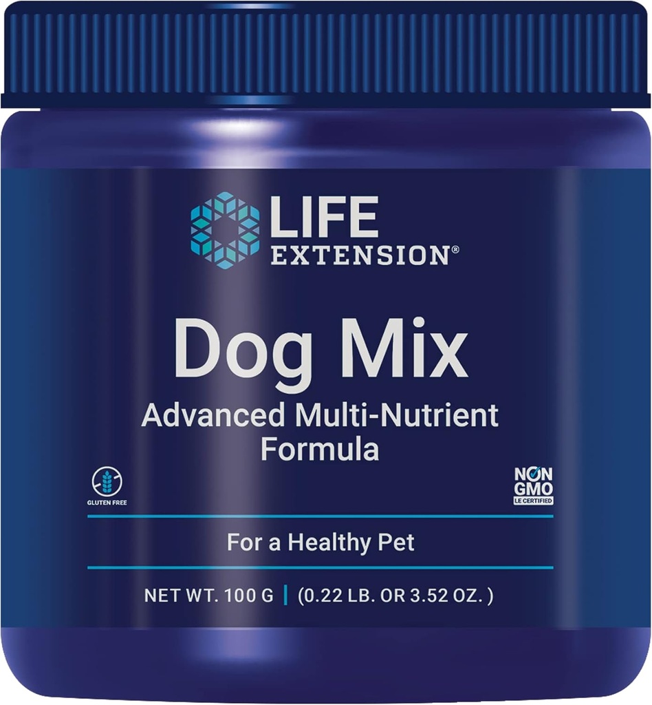 Tiết mục Chó mở rộng, Dog vitamins và phụ tá, pro-carnitine, B12, folic acid, C, vitamin C, Rosemary, Nutrient Absoption, Gluten- Free, Non-GMO, 60 phục vụ