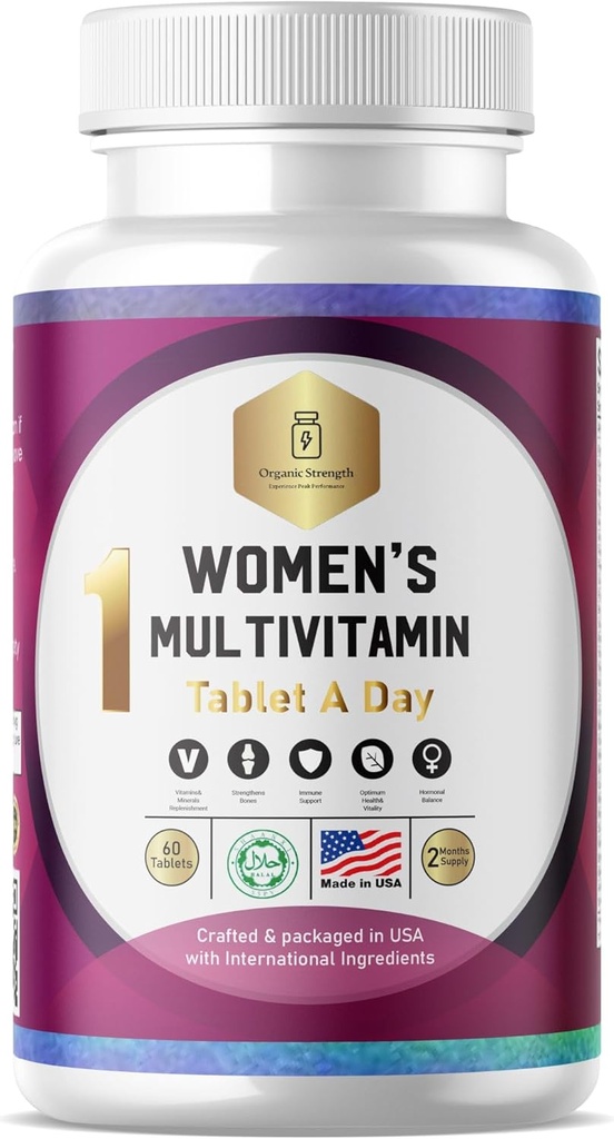 PERFORMANCE DE LA PEQUE D'EXPÉRIENCE Vitamines pour femmes avec le fer. Les vitamines pour l'énergie. Femmes vitamines quotidiennes multivitamines 1 comprimé par jour, 2 mois d'approvisionnement.