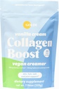 GOLDE - Collagen Boost Vegan Creamer - Vanilla Cream - 植物基Collagen 补充 w/Hyaluronic酸, Biotin, & Bamboo 提取 - 支持头发,皮肤,和钉状健康 - 30种服务
